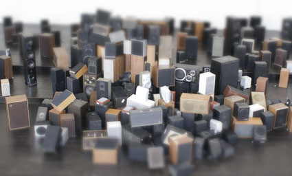 Model of speaker arrangement